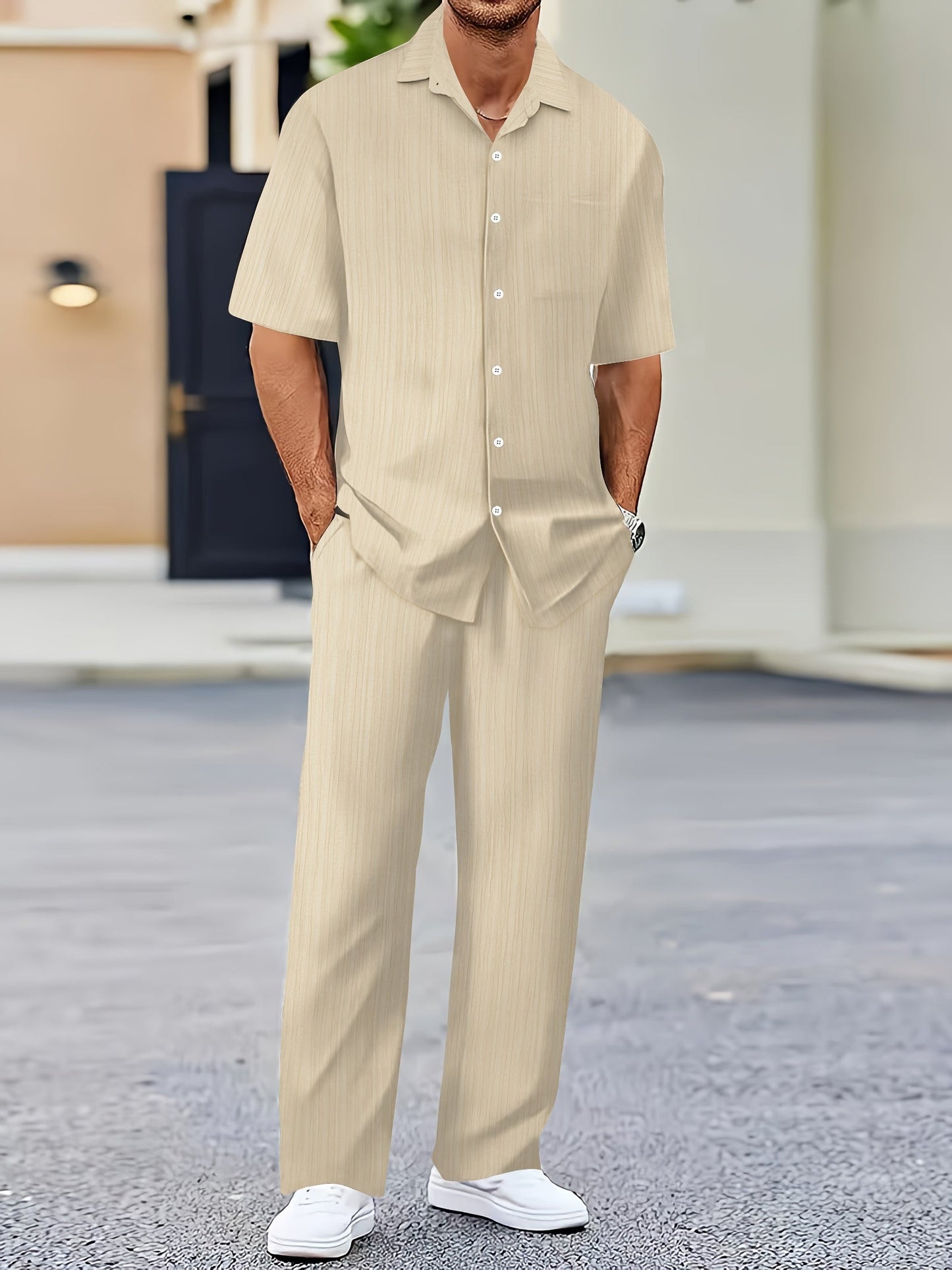 Elias Striped Two-Piece Summer Set