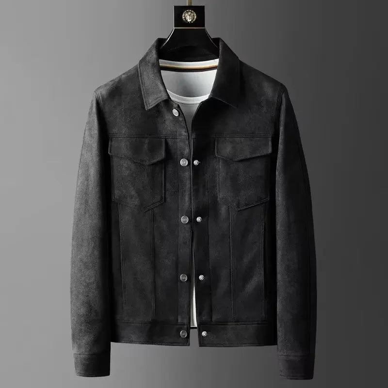 THEODORE MARCUS LEATHER BOMBER