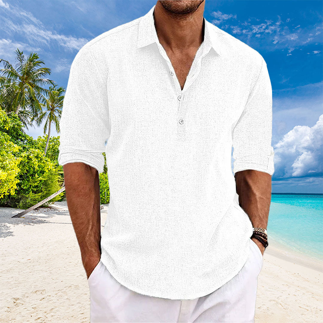 Étoile™ | Chemise en lin (1+1 OFFERT)