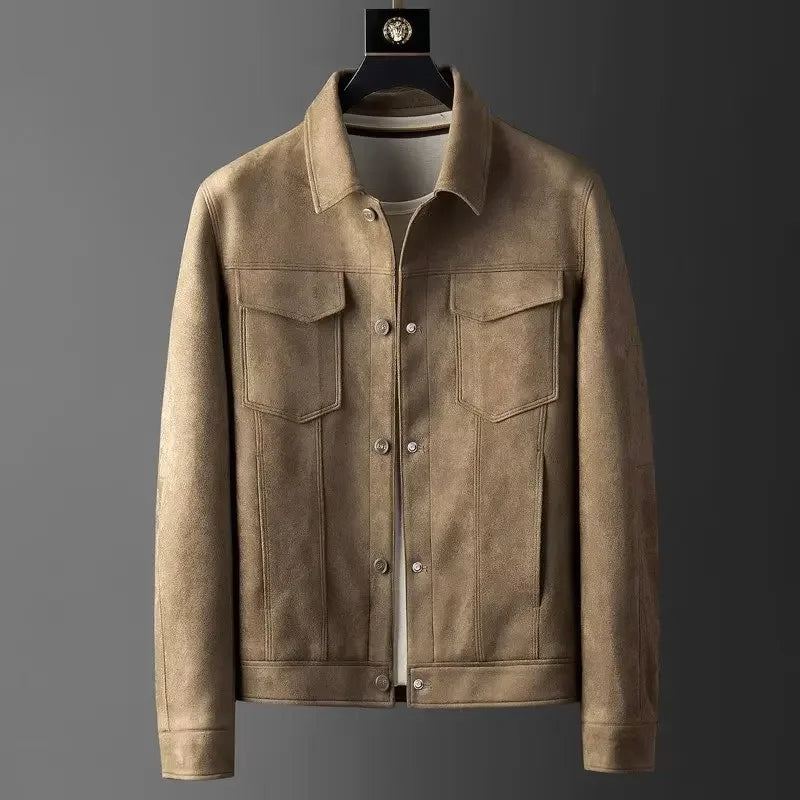 THEODORE MARCUS LEATHER BOMBER