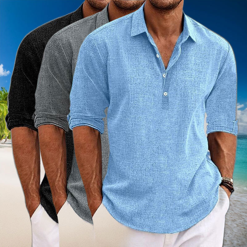 Étoile™ | Chemise en lin (1+1 OFFERT)