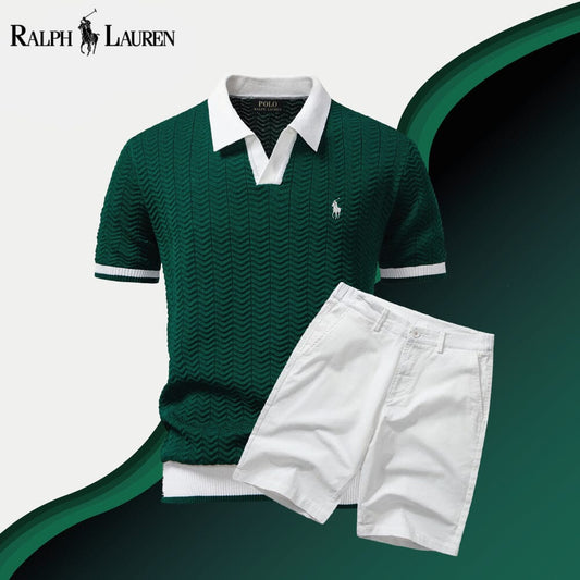 RL Old Money Polo Shirt + Shorts Set