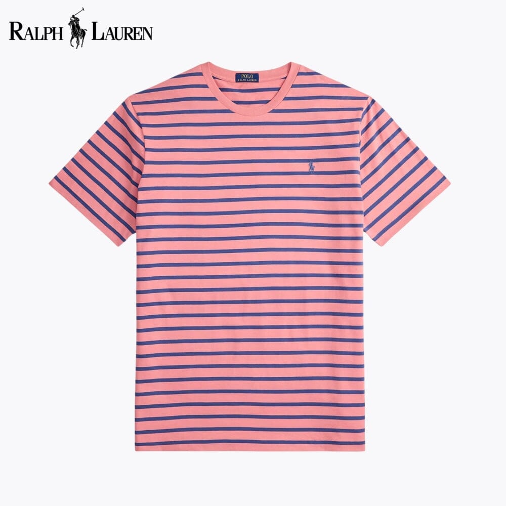 RL Striped Jersey Crewneck T-Shirt