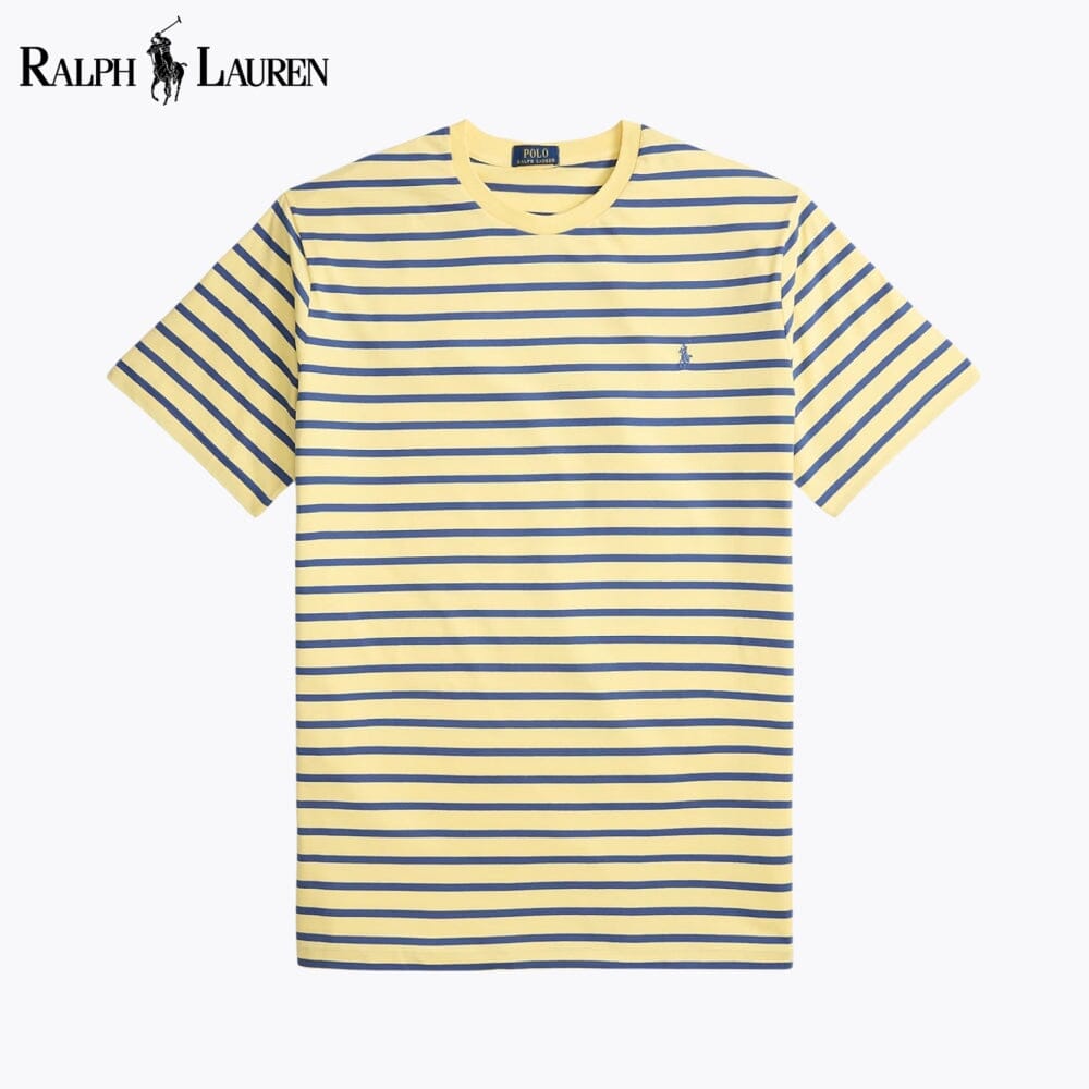 RL Striped Jersey Crewneck T-Shirt