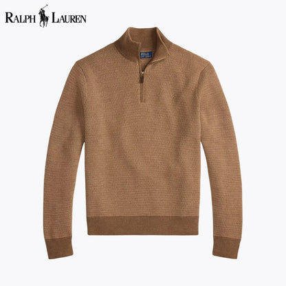 RL Washable Wool Quarter-Zip Sweater