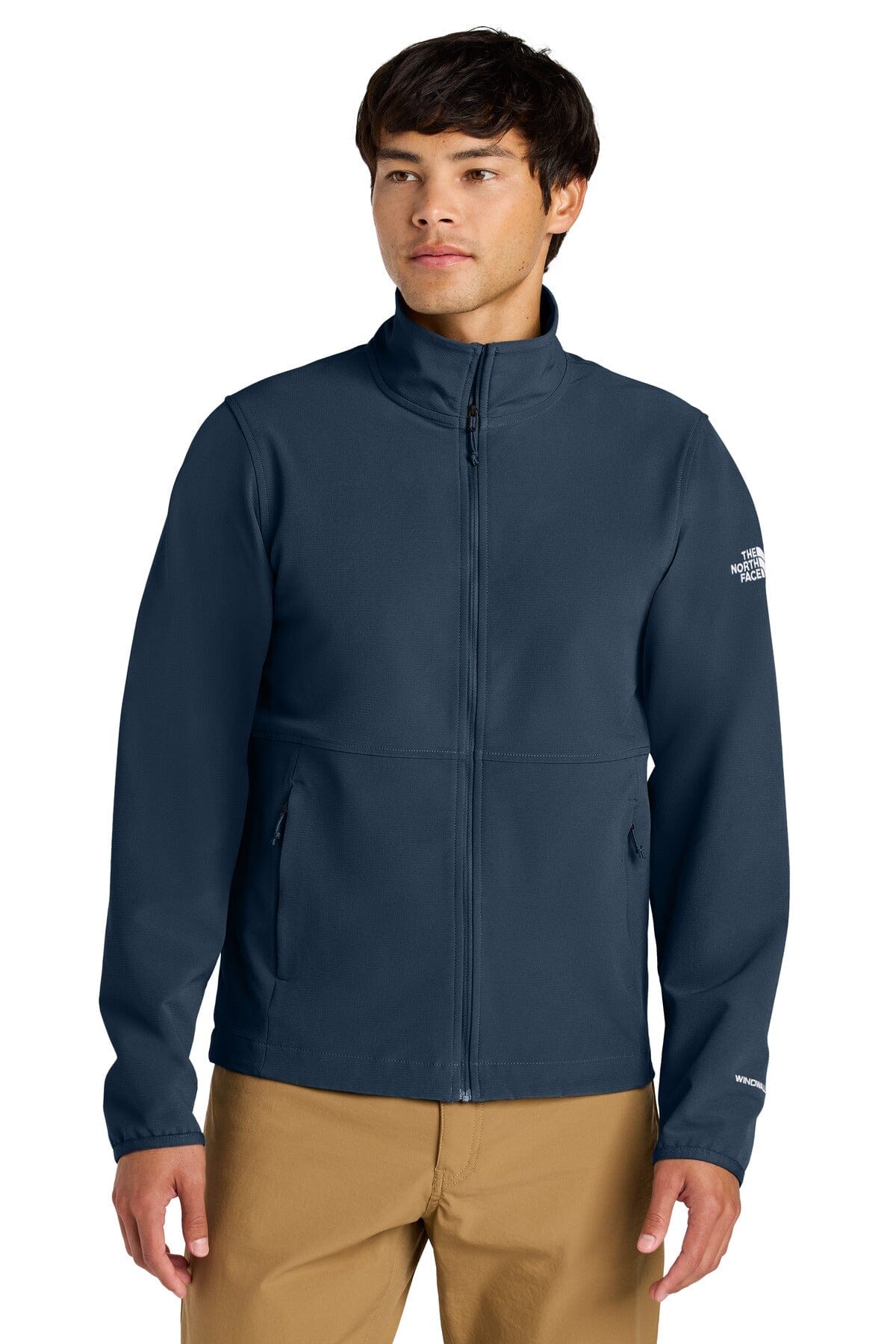 TNF  Edge Stretch Soft Shell Jacket with Custom Logo.  NF0A8ENN