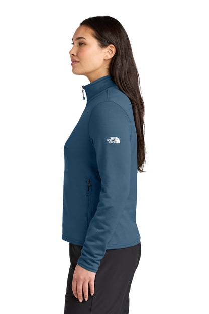 TNF Women’s Aim Full-Zip Fleece Jacket with Custom Logos. NF0A8FQJ