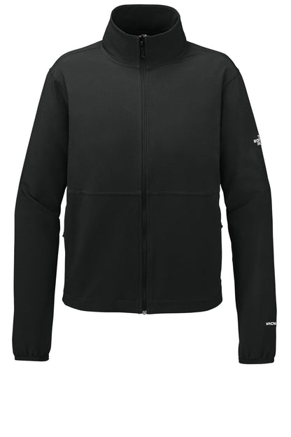 TNF Women's Edge Stretch Soft Shell Jacket with Custom Logos. NF0A8ENP